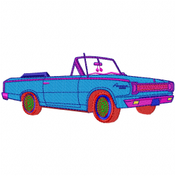 Cars Embroidery Design 4